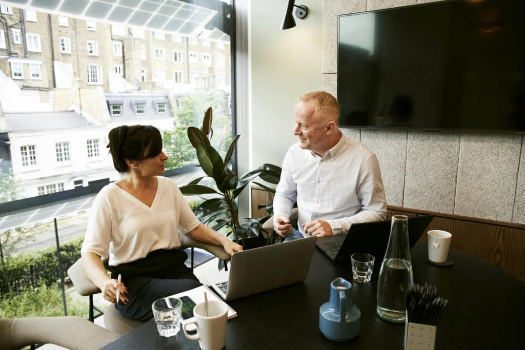 A life coaching session helping a client find clarity and confidence